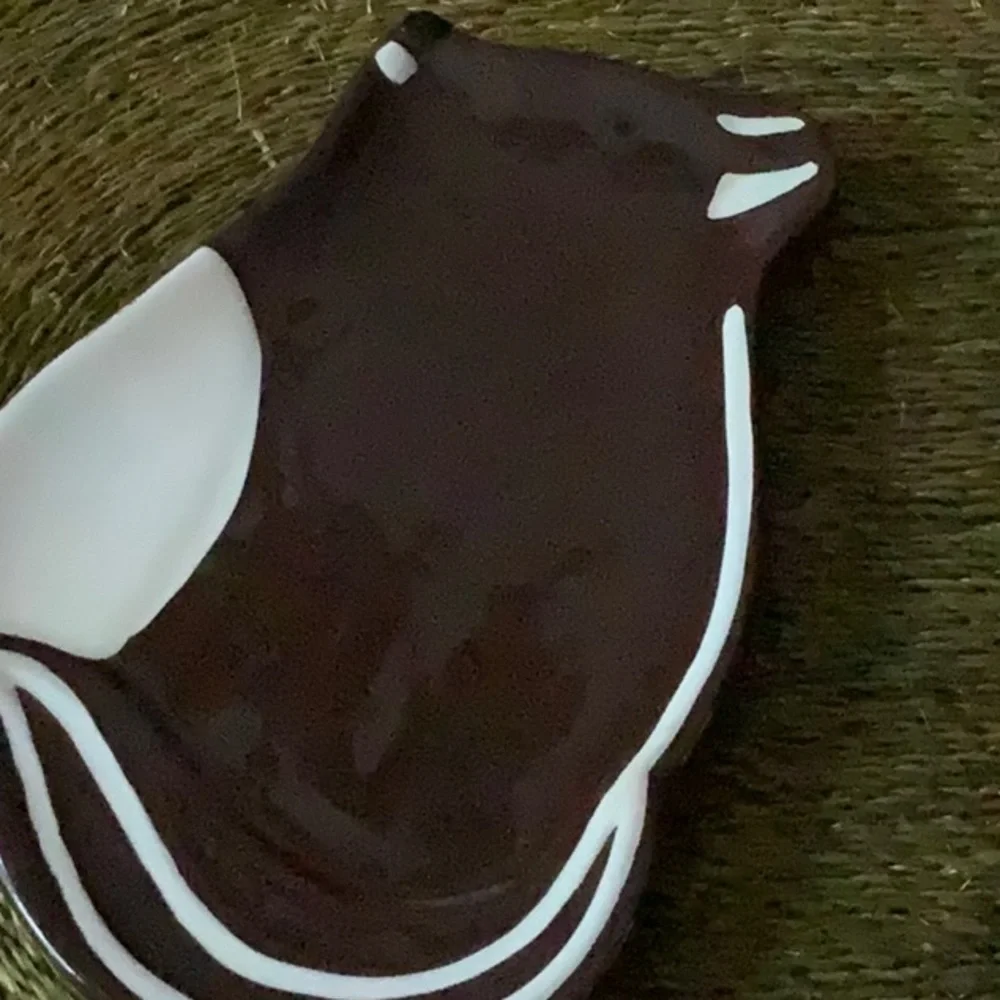 Woodland Animal Trinket Dishes, Set of 2 Ceramic Animal